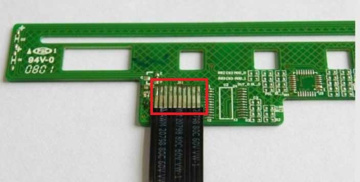 PCB与软性线路板气动热压焊接图